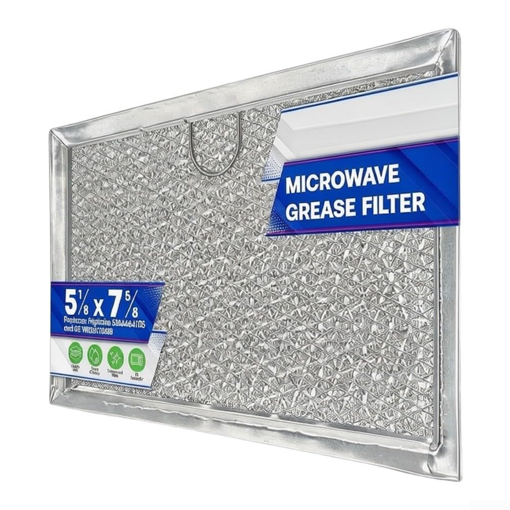 para filtro extractor de cocina recortable anti grasa para campanas - Lámina aluminio con 57x47cm(WB06X10309)