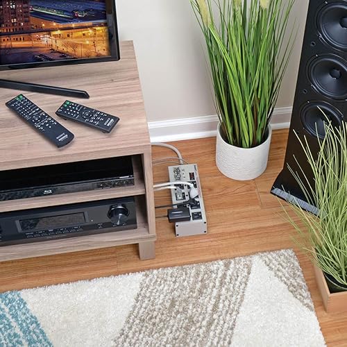 Miniatura 3 de Tripp Lite Isobar - Protector de sobretensiones de 8 tomas, cable de 12 pies, enchufe de ángulo recto, 3840 julios, LED de diagnóstico,