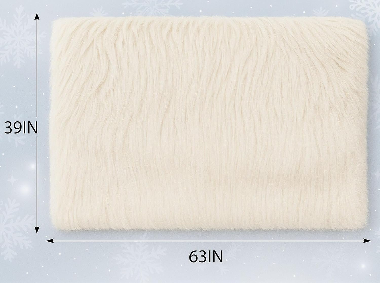 Short Pile Faux Fur Fabric by The Yard - Plush Fabric for Crafts, Cosplay & DIY Projects (63 x 39 in) - Beige
