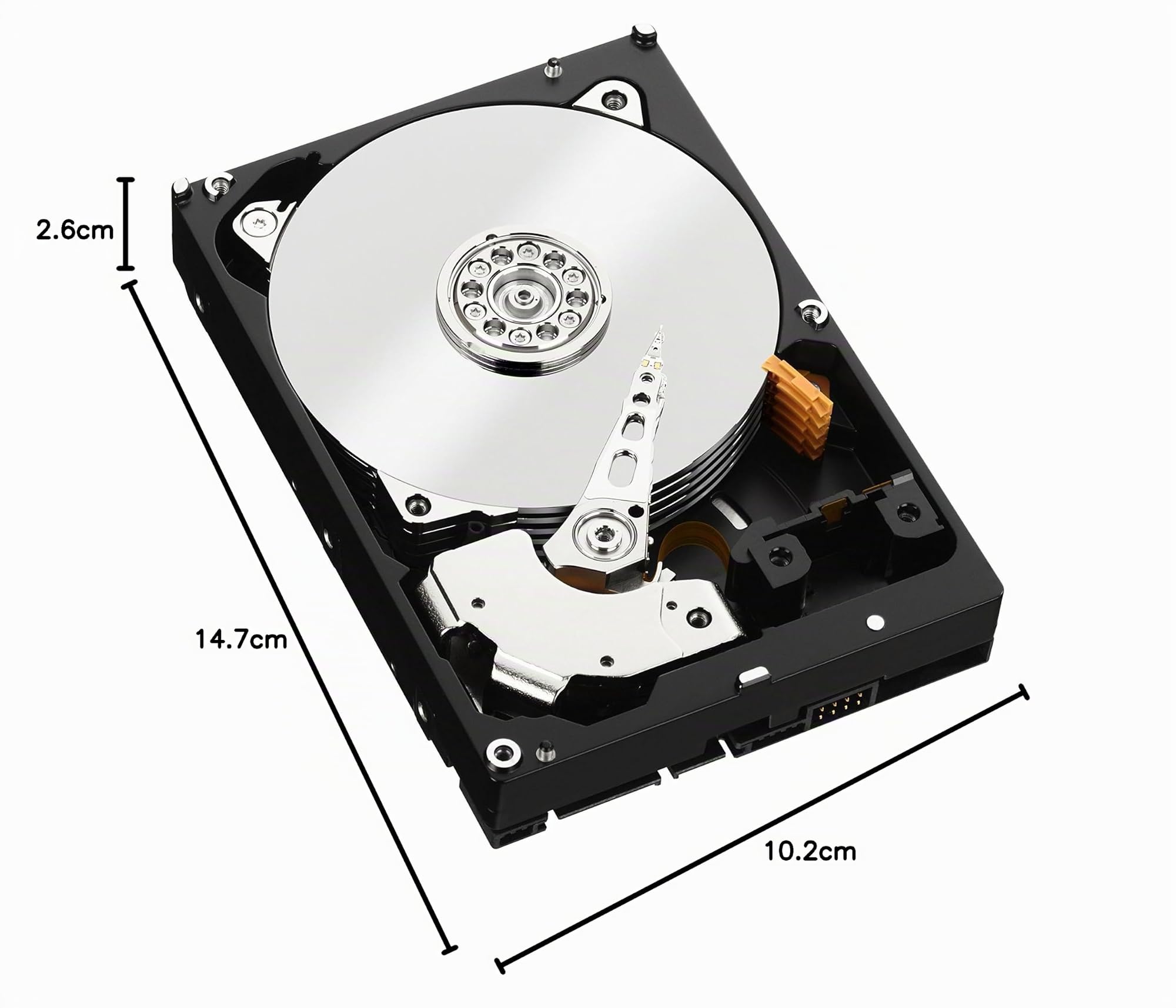 WD Black Performance Desktop Hard Disk Drive da 4 TB, 7200 RPM, SATA 6 Gb/s, Cache 64 GB, 3.5"