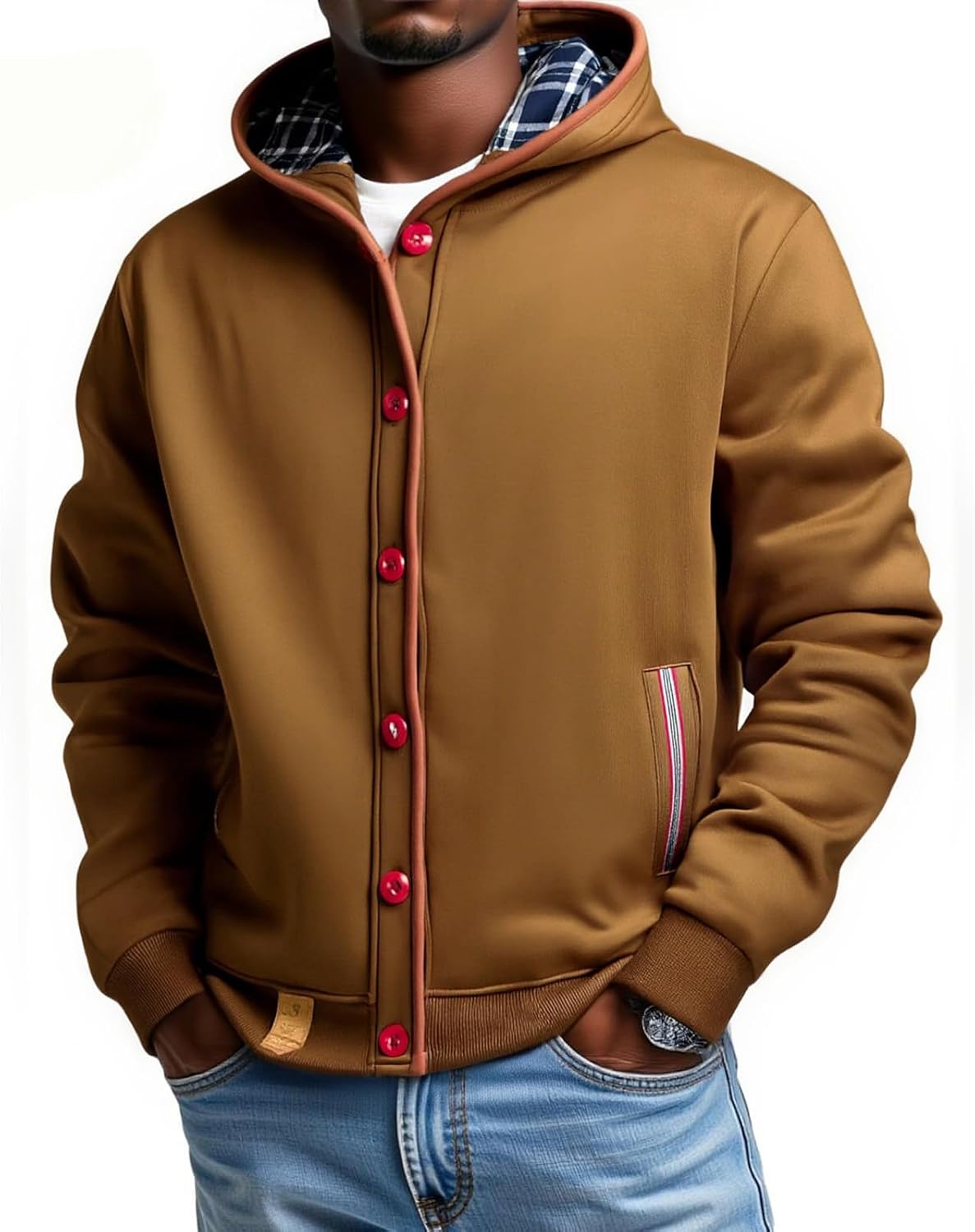 Winter Jacket Men 2025 Coats Long Sleeve Warm Thermal Big and Tall Lightweight Mens Fashion Cloth