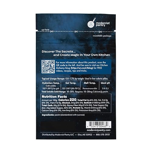 Miniatura 3 de Pectina - Amidated Low Methoxyl GMO Vegan OU Kosher Certified - 50g2oz