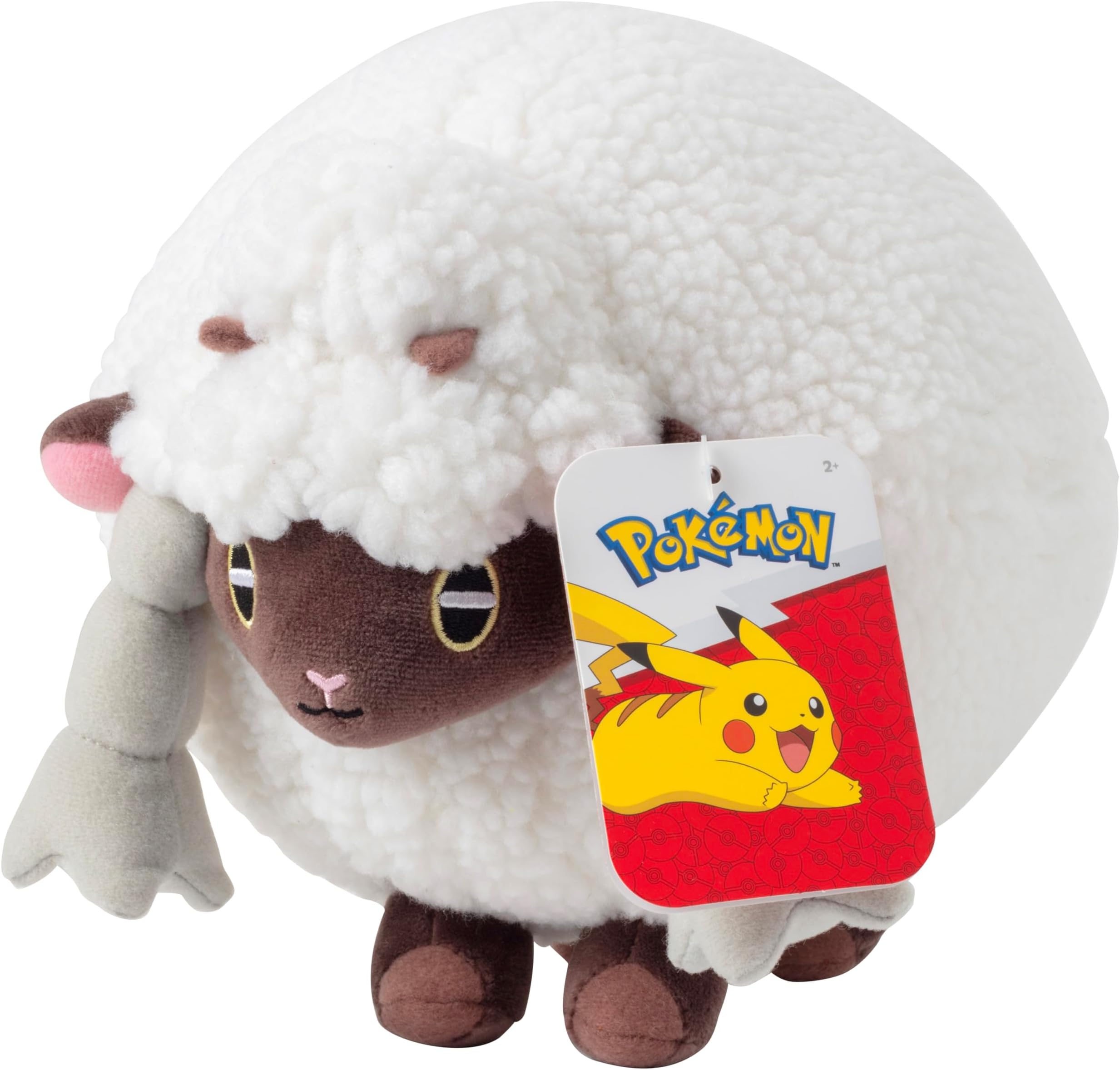 8" Wooloo Plush - Sword and Shield - Officially Licensed - Authentic Soft Stuffed Animal Toy Sheep Figure - Gift for Kids, Boys, Girls - 2+