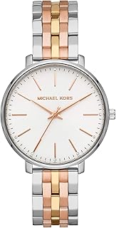 ساعة بايبر بسوار من الفولاذ المقاوم للصدأ أو الجلد أو السيليكون من مايكل كورس