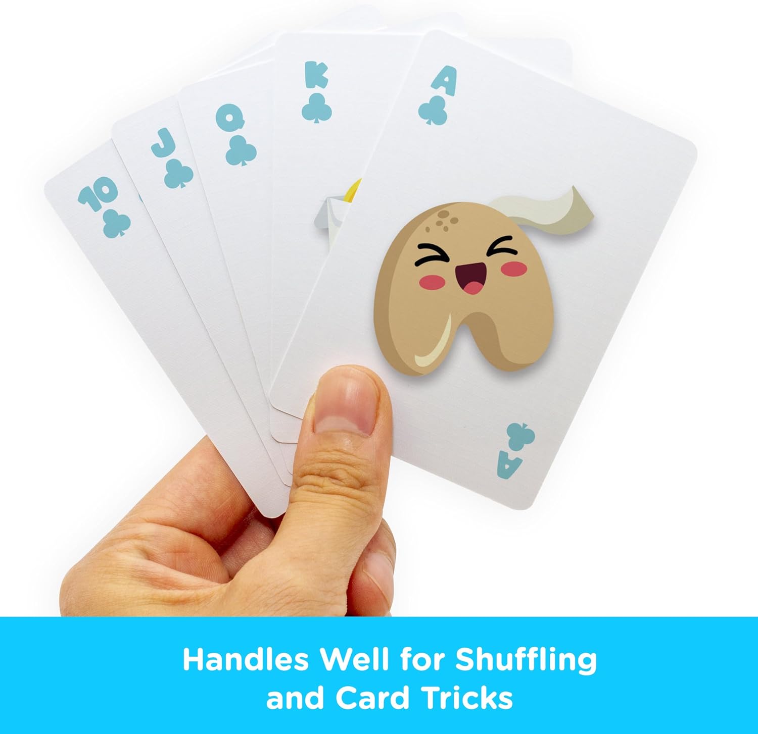 AQUARIUS Kawaii Foods Playing Cards – Kawaii Foods Themed Deck of Cards for Your Favorite Card Games - Officially Licensed Kawaii Foods Merchandise & Collectibles