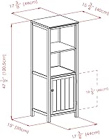Vista 3 de Winsome cabinets Brooke Storage/Organization, Antique Walnut