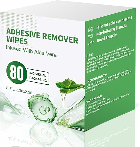 80Pcs Adhesive Remover Wipes