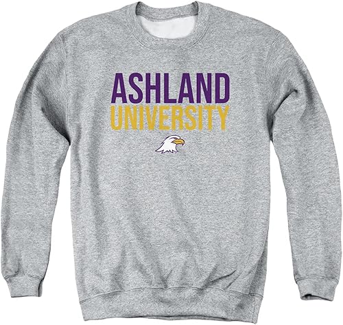 LOGOVISION Ashland University - Sudadera unisex con cuello redondo para adulto