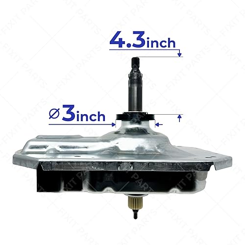 Miniatura 3 de La caja de engranajes de lavadora W11454734 reemplaza AP6993915, W11035751, W10771760, W10006481, W10870913 (transmisión) funciona con Maytag