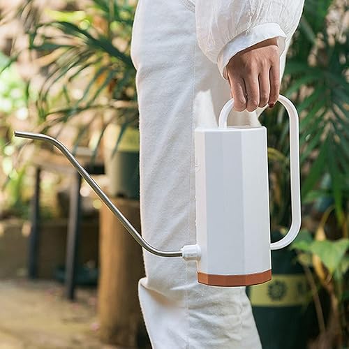 Miniatura 6 de Regadera, regadera de plantas, regadera de plástico con boquilla larga, regadera pequeña de 1.2 L40 onzas para plantas de jardín de interiores y
