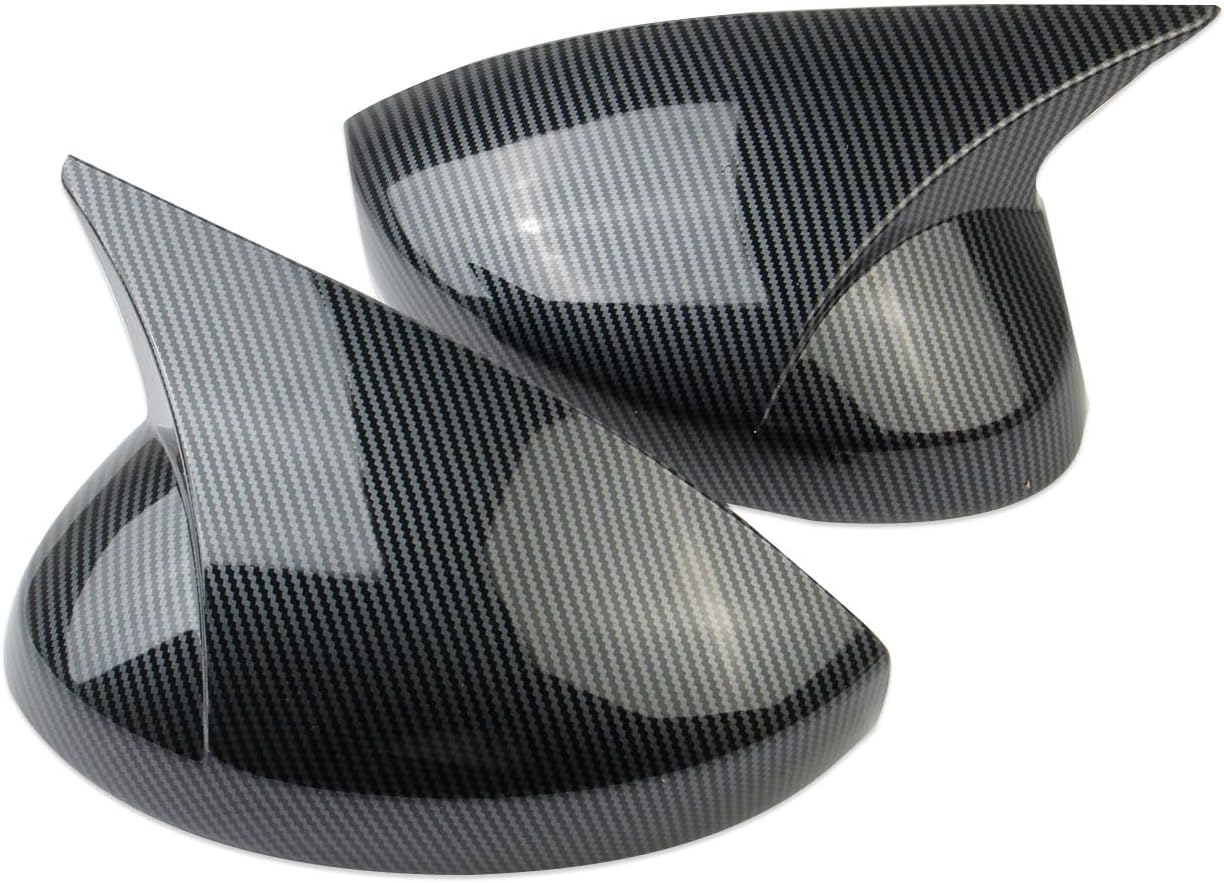 Carbon Fiber Style Side Rearview Mirror Guard Cover Molding Trim for 2023-2025 Acura Integra (mirror cover-for without signal)