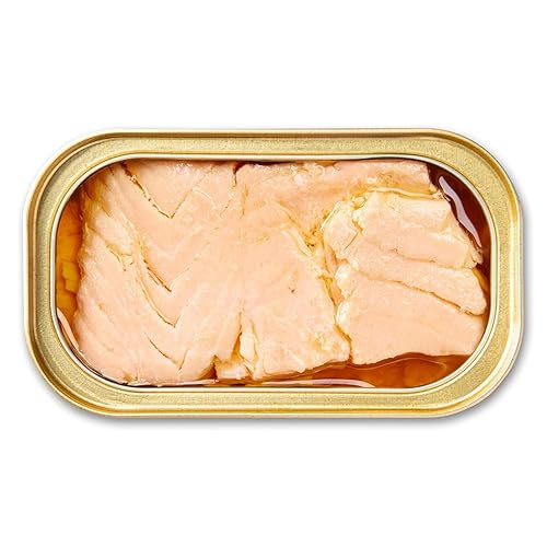 Miniatura 4 de King Oscar Salmón premium en aceite de oliva, latas de 4.05 onzas (paquete de 12, el embalaje puede variar), salmón sin piel y sin hueso