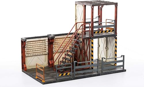 Miniatura 7 de 118 JoyToy Building Mecha Depot Área de reunión modelo militar para figuras de acción JoyToy escala 118..