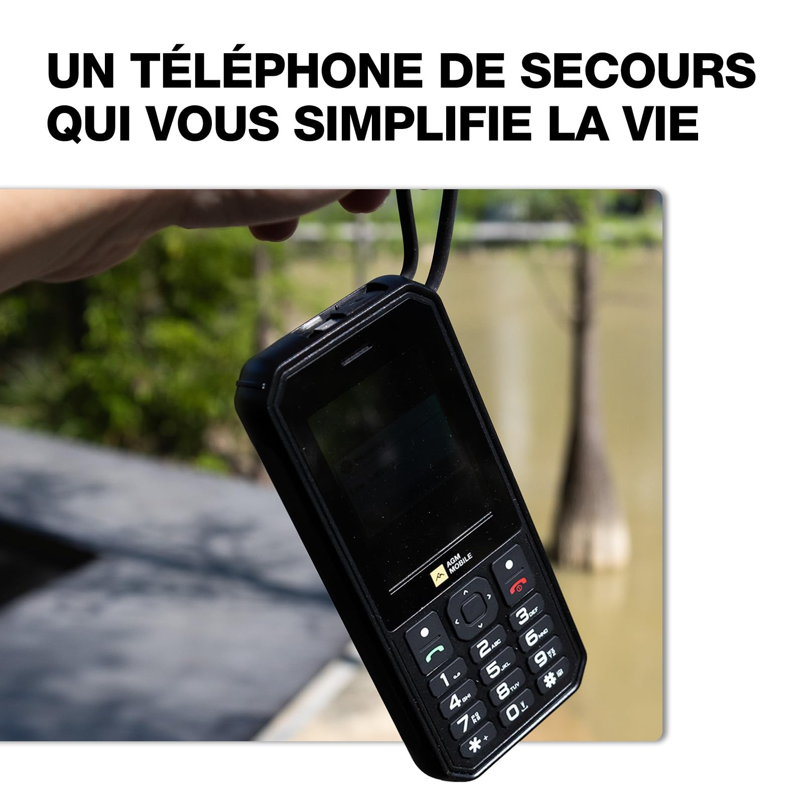 AGM M11 Téléphone Extérieur 4G IP68/IP69K Double SIM Écran 2,8" 4000mAh