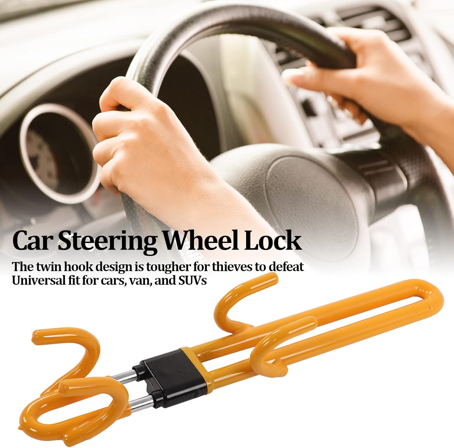 Steering Wheel Lock Antitheft Locking Devices Universal Anti Theft Wheel Lock for Cars Trucks Popular