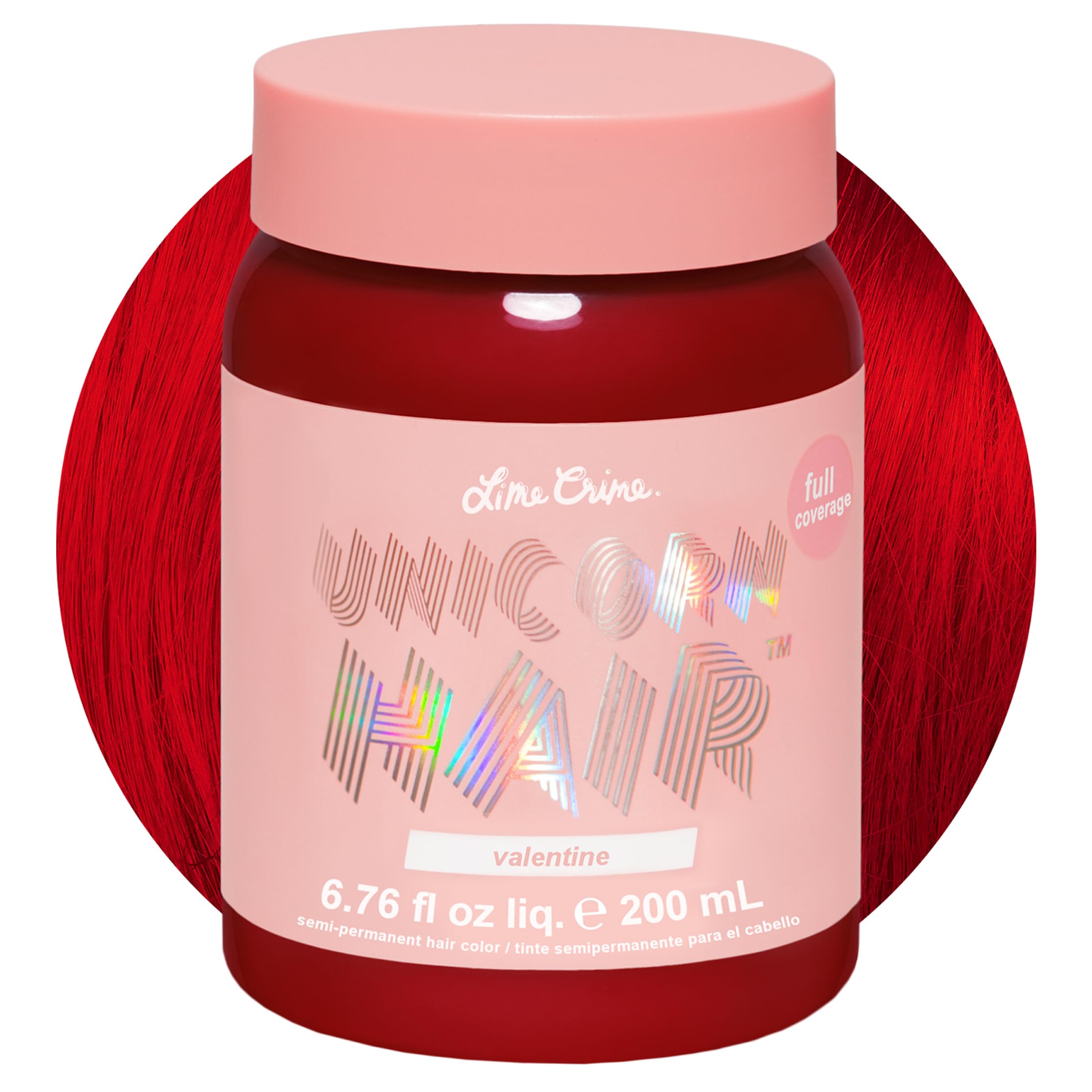Amazon.com : Lime Crime Unicorn Hair Dye Full Coverage, Valentine