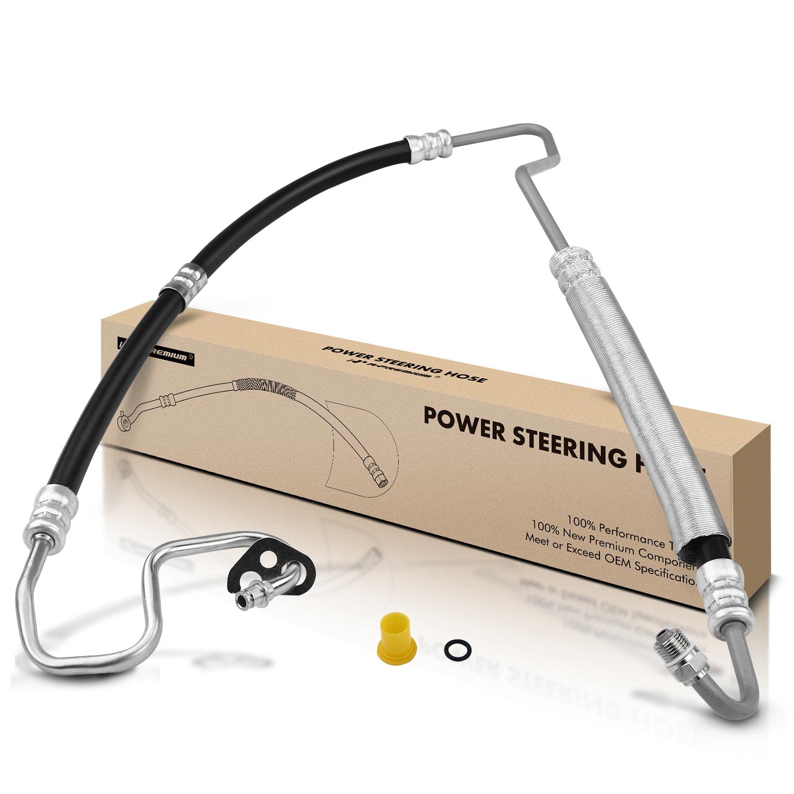 Photo 1 of A-Premium Power Steering Pressure Hose Line Assembly Compatible with Ford Focus SE LX 2000 2001 2002 2003 L4 2.0L