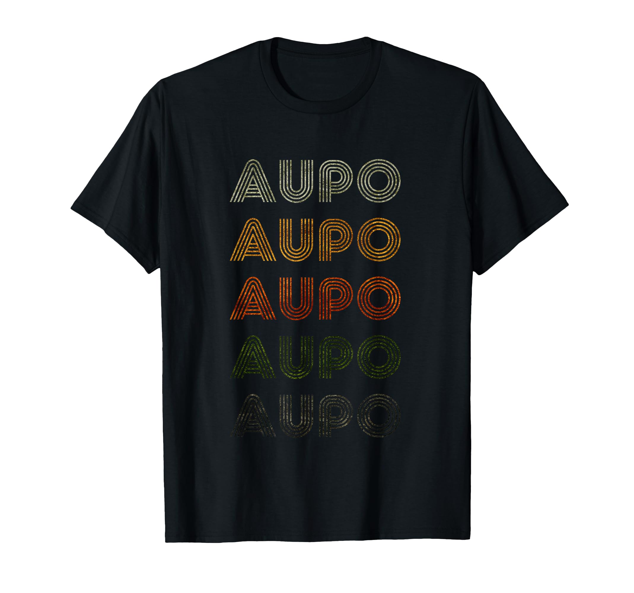 Love Heart Aupo Tee Grunge Vintage Style Black Aupo T-Shirt