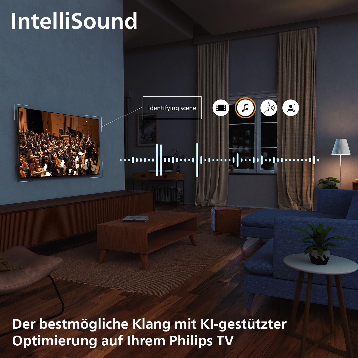 PHILIPS 50PUS7000 4K LED Smart TV - 50 Zoll Display mit Pixel Precise Ultra HD, Titan OS Plattform und Dolby Atmos Sound - Funktioniert mit Alexa und Google Sprachassistent, 2025