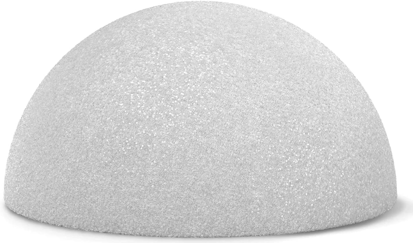 8 Inch Polystyrene Foam Balls in Bulk - 4 Pcs | Polystyrene Foam Half Sphere | Half Desert Foam Ball | Large Polystyrene Foam Balls | Foam Balls for Crafts 8 Inch