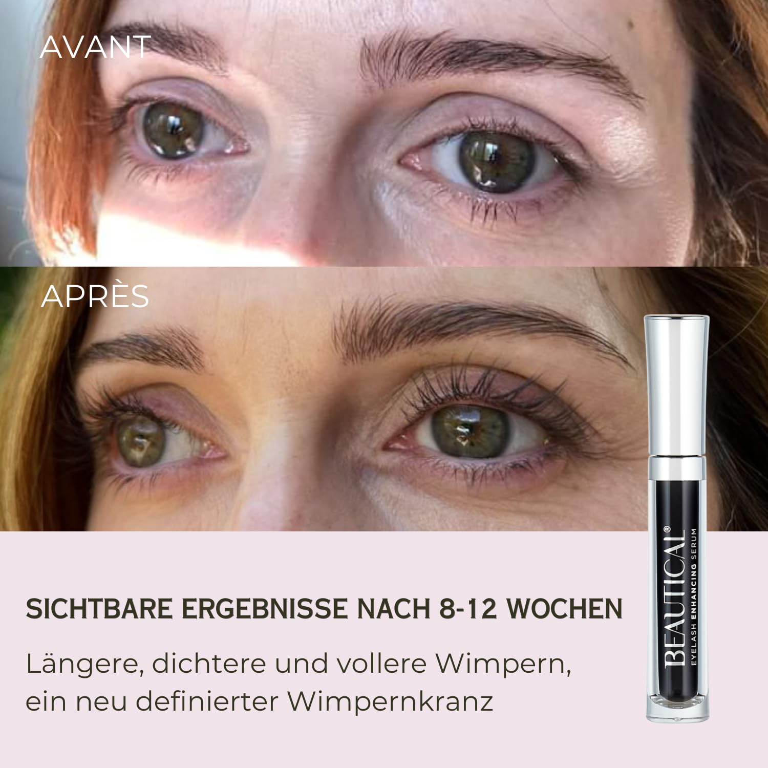 Wimpernserum mit Biotin und Hyaluronsäure, 3 ml