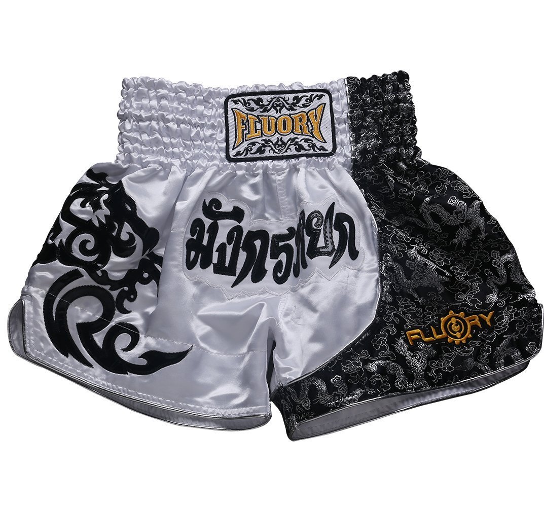 FLUORY Muay Thai Fight Shorts - MMA, Grappling, Martial Arts & Kickboxing Shorts