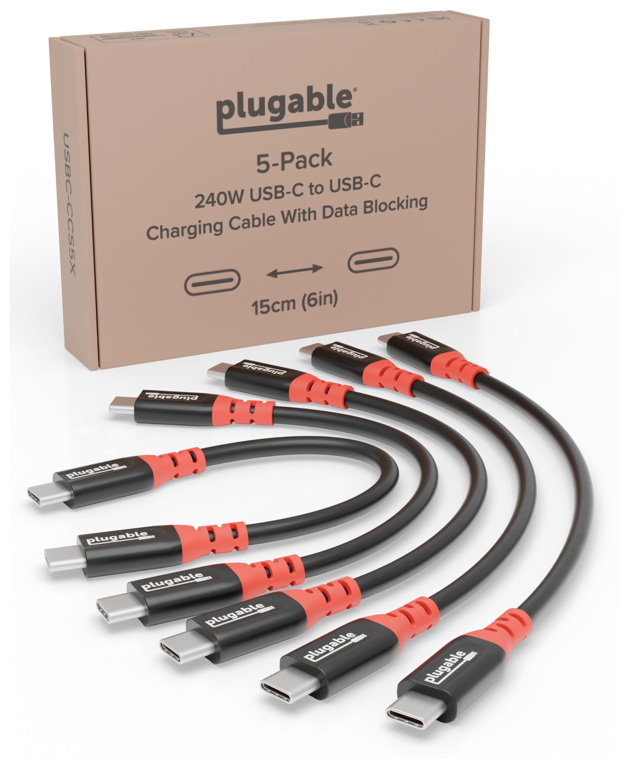 Amazon.com: Plugable USB C to USB C Cable, Data Blocker Charge