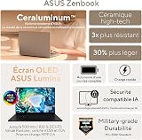 ASUS Zenbook S 14 AI-UX5406-68W OLED 14 Pouces 3K (2880 x 1800) 120Hz Portable (Processeur Intel Core Ultra 7, 32 Go LPDDR5X, 1 to SSD NVMe, Intel Arc Graphics, Windows 11 Home) – Clavier AZERTY - 6