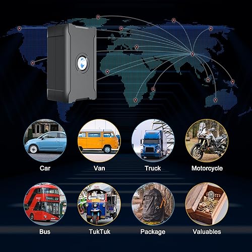 Miniatura 5 de Rastreador GPS 4G para vehículos, automóviles, niños, perros, motocicletas, actualizaciones instantáneas 10S, batería recargable de 6000 mAh,