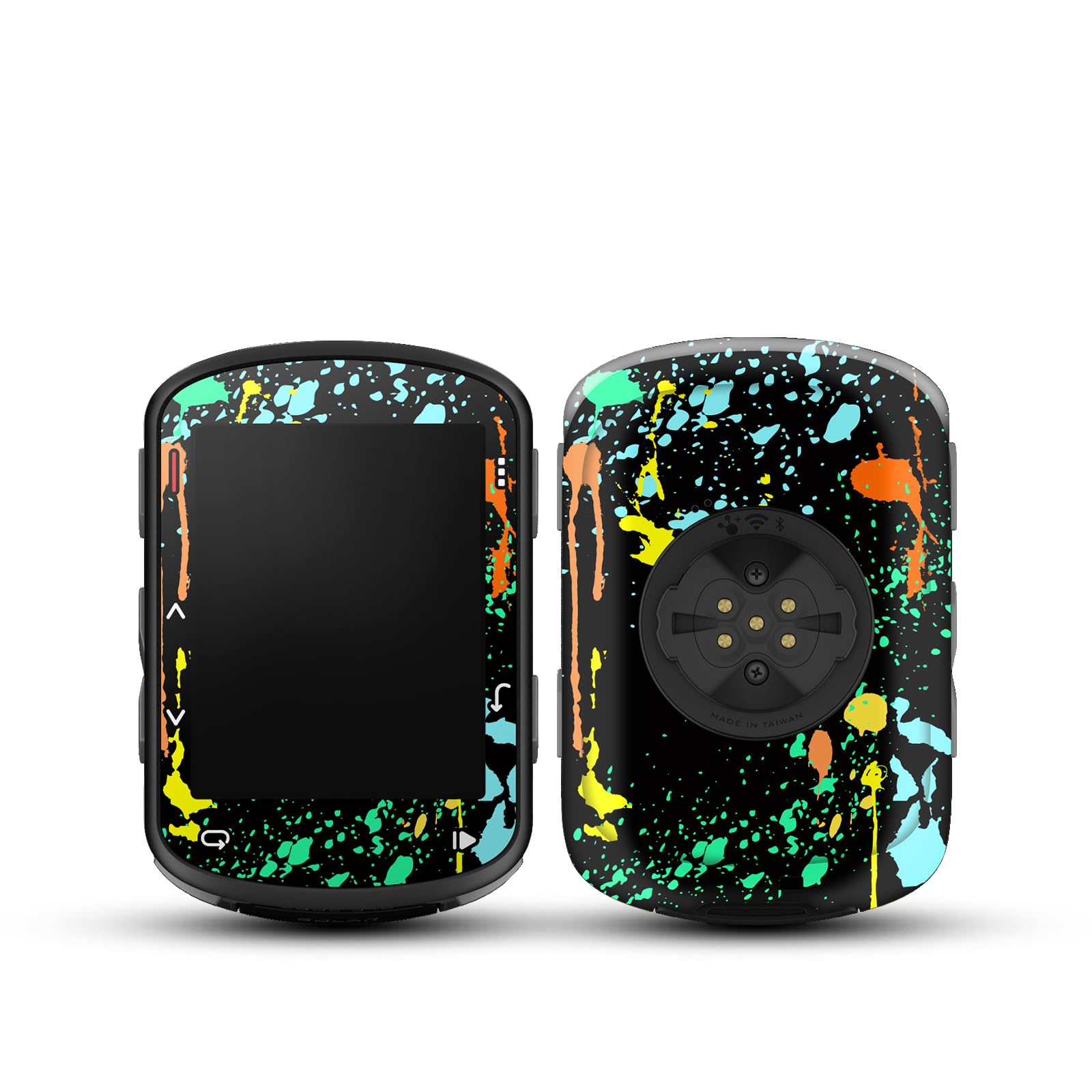 CHIDIFANS Stylish Stickers Compatible with Garmin Edge 540/840 Bike Computers, Protective Stickers, Cases, PVC Material in Various Styles (Style 72)