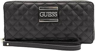 KAMRYN SLG LARGE ZIP AROUND - BLACK