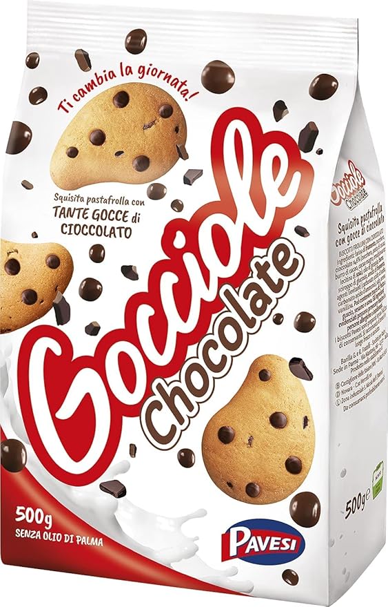 Pavesi Gocciole Galletas con Chips de Chocolate 500g Pack de 3 miniatura 4