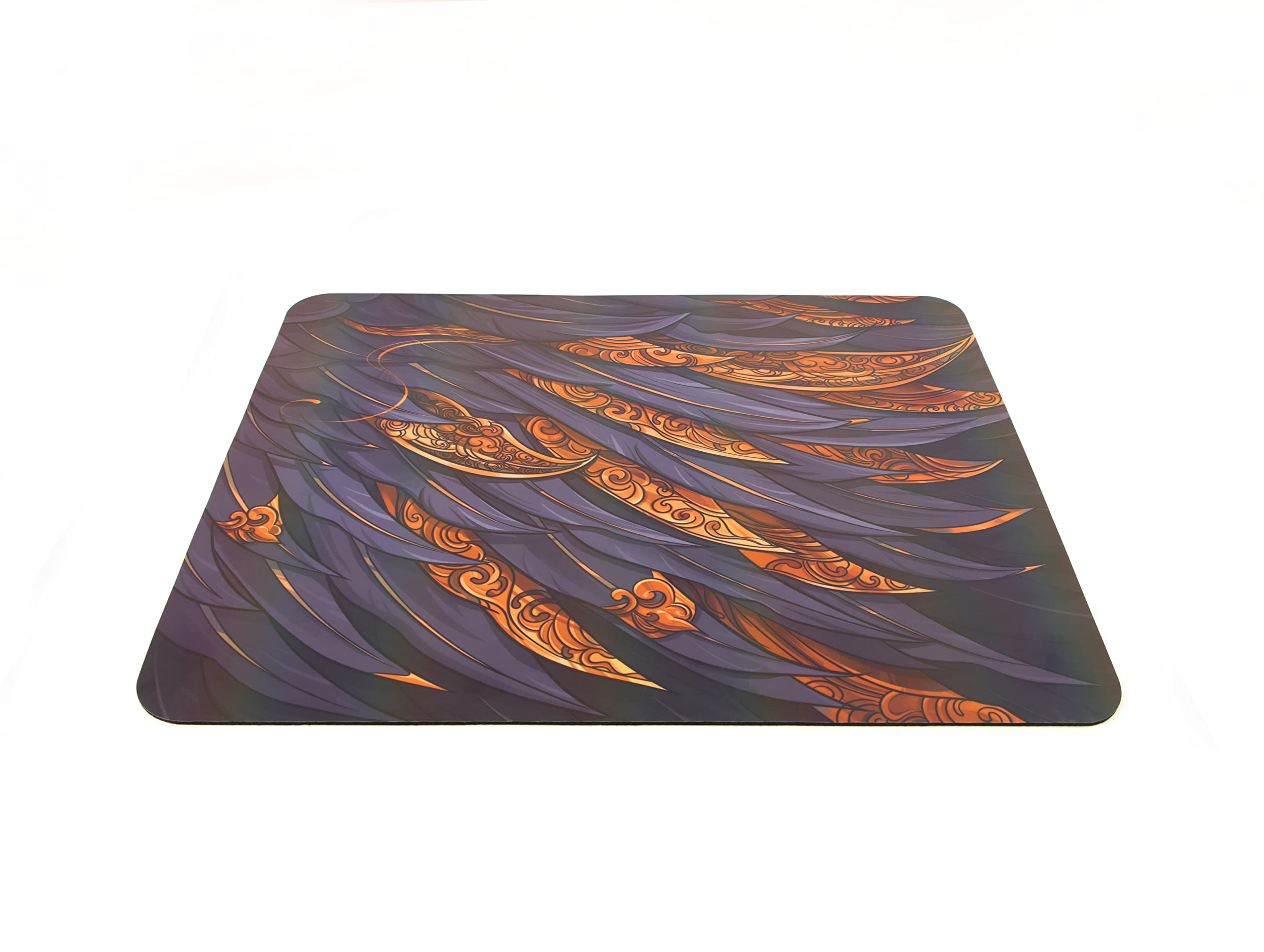 Esports TigerEsptiger WuXiang X Gaming Mouse Pad - Large (480 x 400 x 3mm) - Non-Slip Rubber Base, Rainbow-Pearl Film