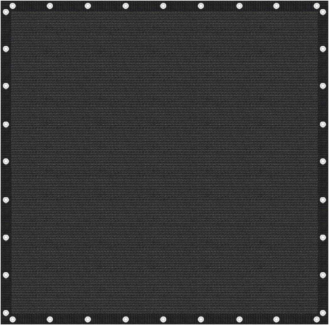 VICLLAX Shade Fabric Sun Shade Cloth Privacy Screen with Grommets for Patio Garden Pergola Cover Canopy Carport 16x16 FT, Graphite