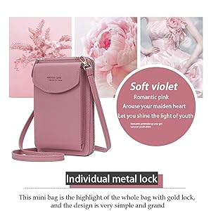 The Original Clutch Wallet PU Leather Crossbody Cell Phone