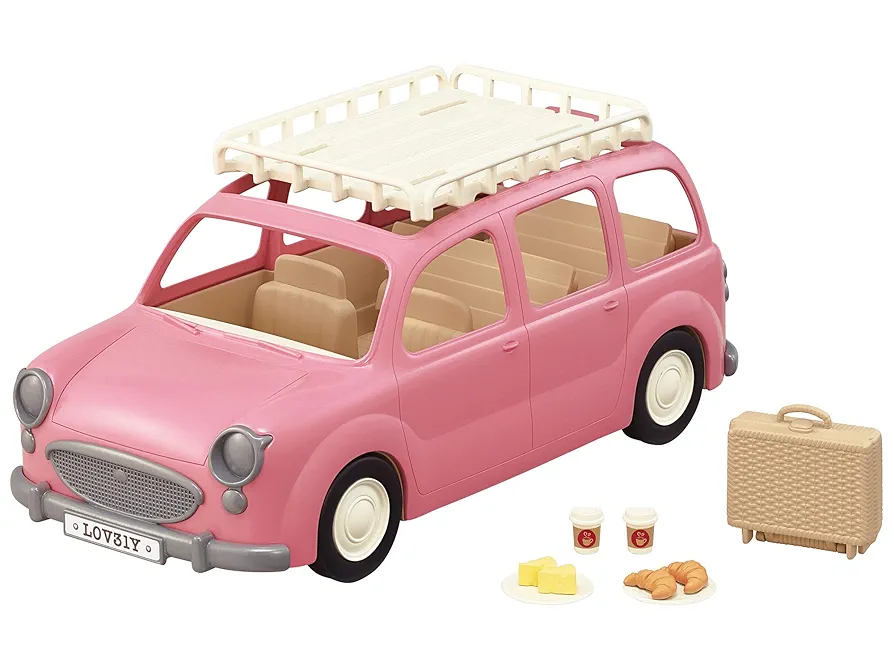 エポック社 シルバニアファミリー V-06 いっぱい乗れるよ！ピクニックワゴン Amazon.co.jp: シルバニアファミリー のりもの 【 いっぱい