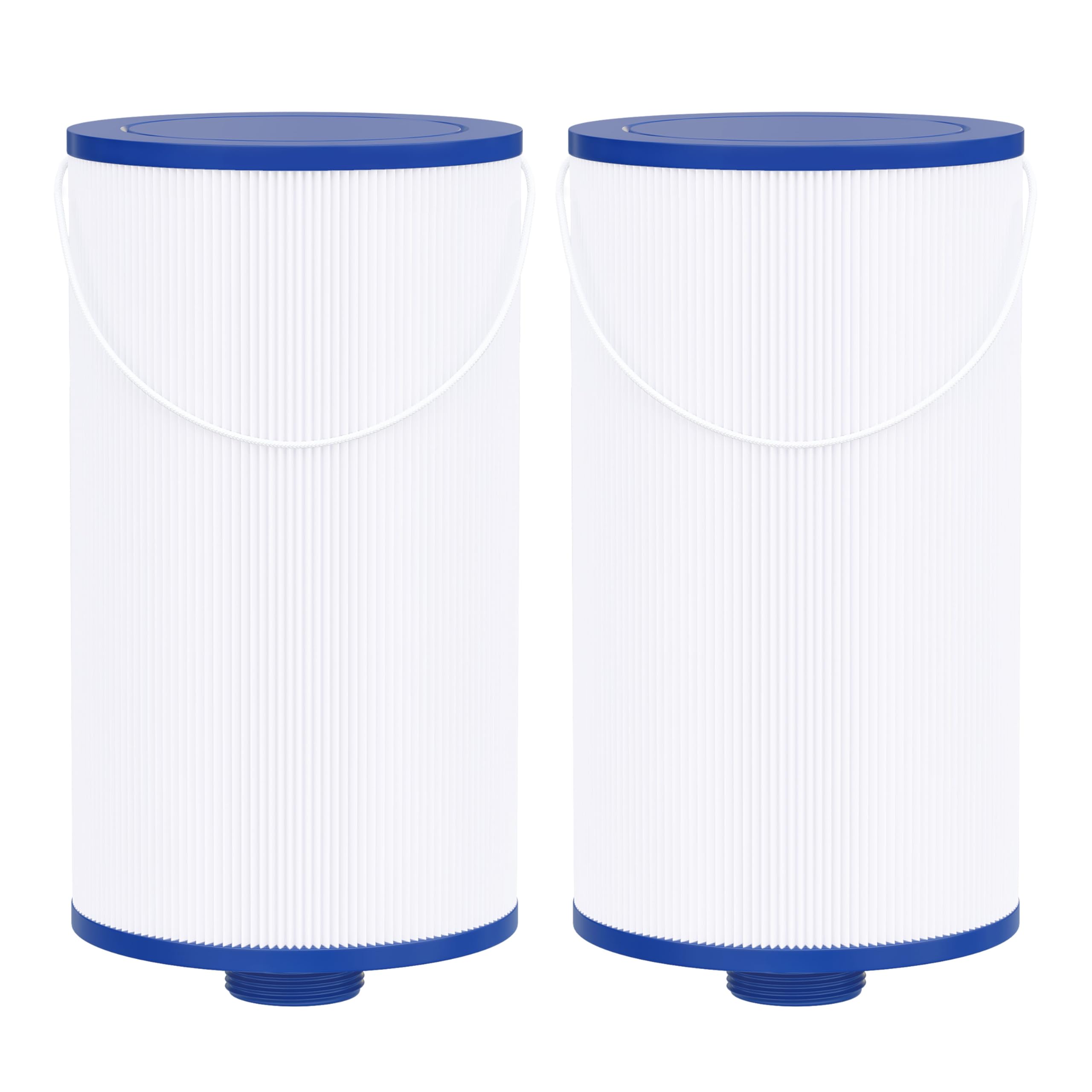 Spa Filter Compatible with FC-2402, 303279, Free Flow, AquaTerra, Fantasy Hot Tub Filter, 1 1/2" Finer Thread, 2 Pack-image-12