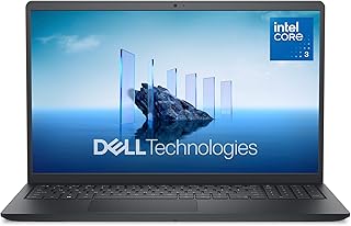 Dell 15 Computador portátil DC15250 15,6" FHD 120Hz, Intel Core i3-1300U, 8 GB RAM DDR4, 512 GB SSD, Intel UHD, Windows 11 Home, teclado retroiluminado QWERTY espanhol – preto carvão EPEAT