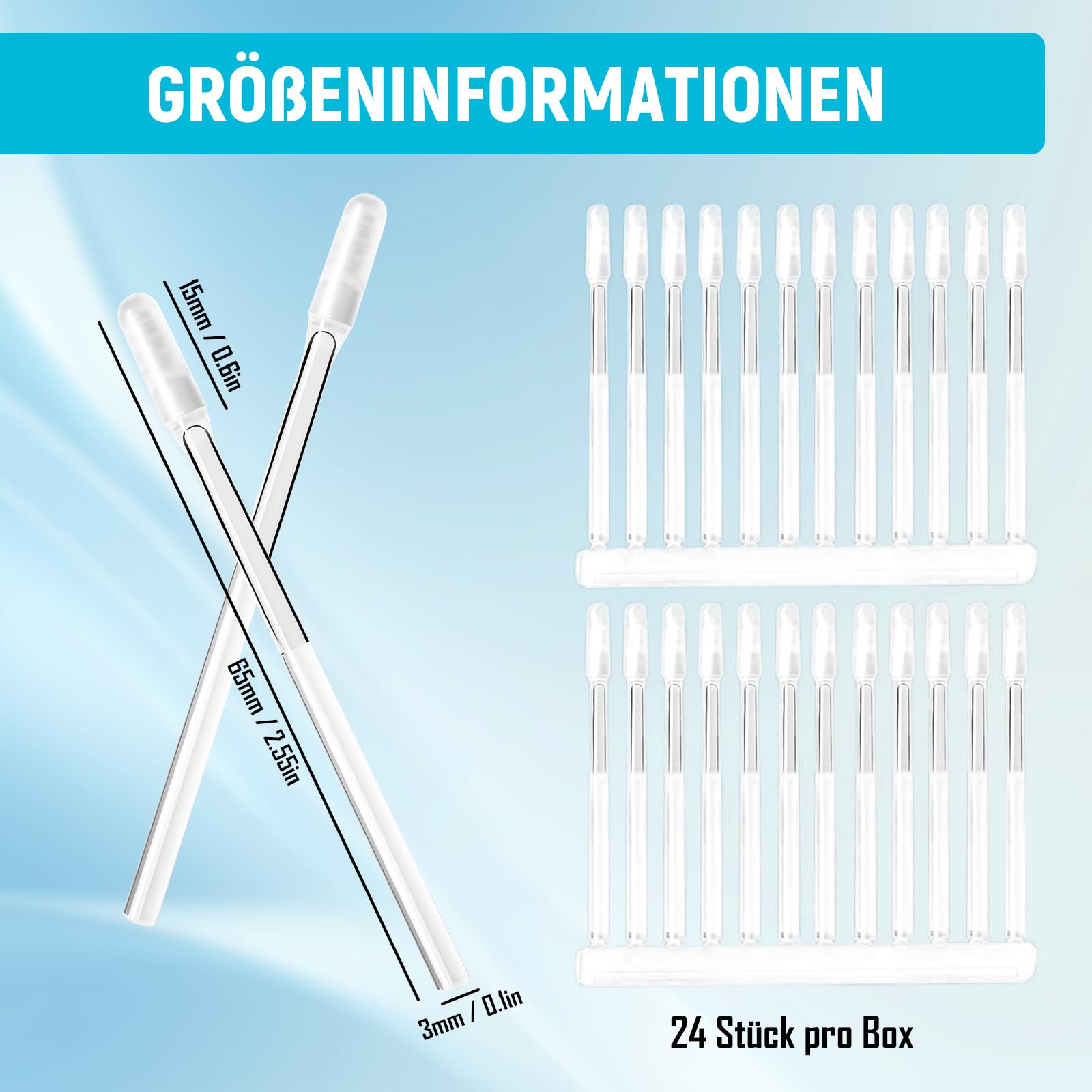 24 Stück Sticky Earpick Wiederverwendbarer, Ohrenschmalz Entferner Mit Silikon-Spitzen, Waschbares 360° Ear Cleaner, Sanfte Reinigung Für Erwachsene, Waschbar
