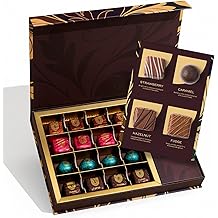 Gourmet Chocolate Gift Box | Easter Assorted Chocolate Box with Strawberry, Caramel, Hazelnut &amp; Fudge Flavors | Premium Candy Gift Set for Holiday. 16 pcs.