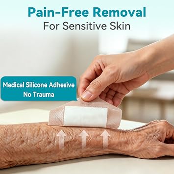 Dimora Silicone Foam Dressing with Border Adhesive 4x410 Pack