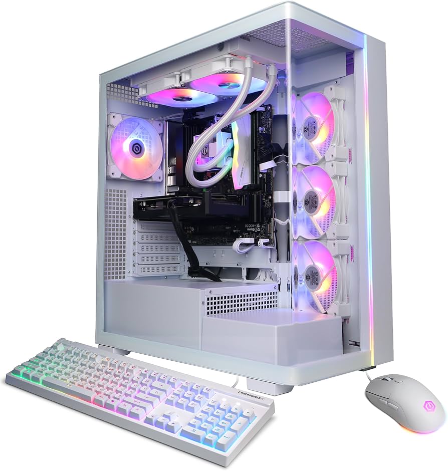CyberPowerPC Gamer Supreme Gaming PC, AMD Ryzen 7 8700F 4.1GHz