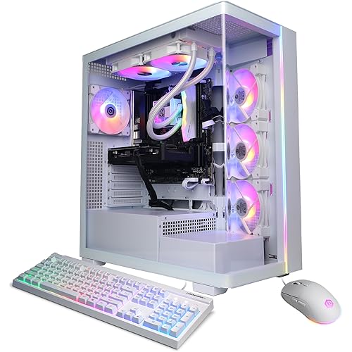 CyberPowerPC Gamer Supreme Gaming PC, AMD Ryzen 7 8700F 4.1GHz, Radeon RX 9060 XT 16GB, 32GB DDR5, 2TB PCIe 4.0 SSD, WiFi Ready & Windows 11 Home (SLC9800A)