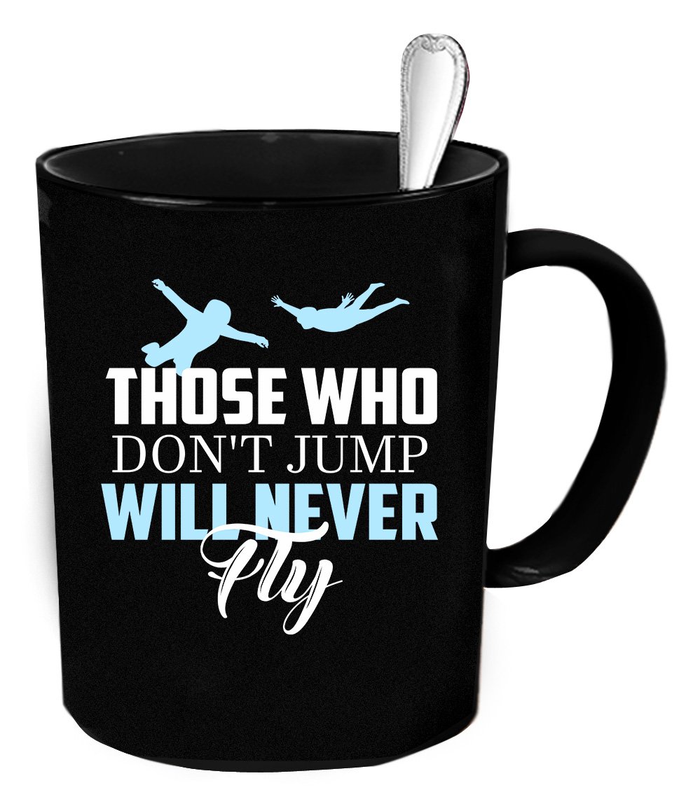 Skydiver Coffee Mug 11 oz. Skydiver funny gift.