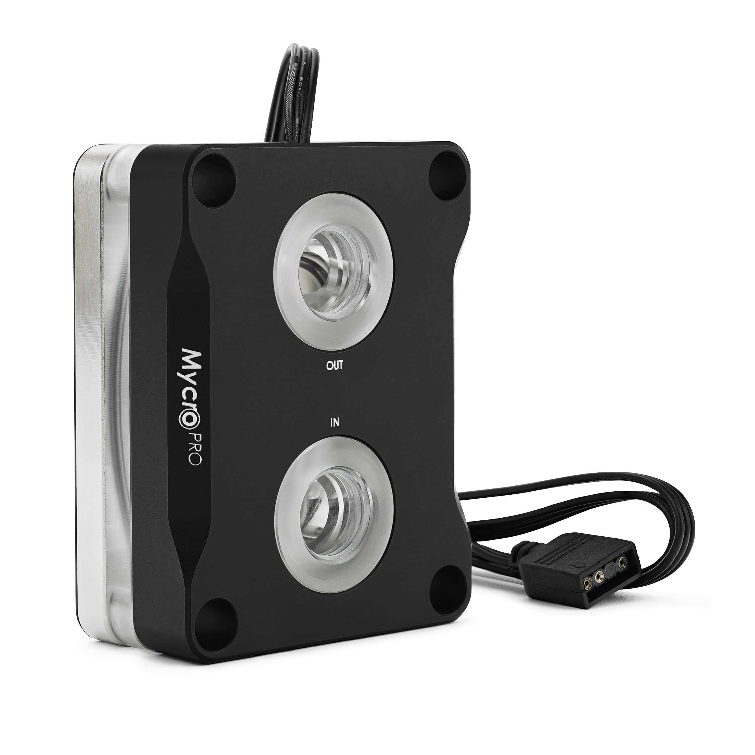 Thermal Grizzly AMD Mycro Direct-Die Pro RGB V1 - Water Cooler for AMD Processors - Replaces The Socket Activation Mechanism - CNC machined POM Cover - G1/4-inch Connections