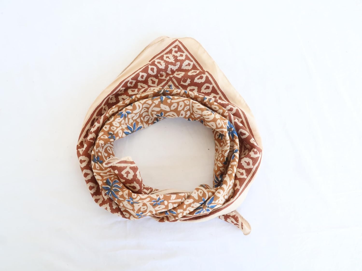 Cotton Bandana Multicolored 21''x21'' for Women and Men Multi-purpose Headband Hair Scarf Protective Coverage - Image 5