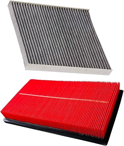 FUN-DRIVING Filtro de aire de motor de cabina de repuesto para CAMRY Hybrid (18-25) ES300H (19-23), AVALON Hybrid (19-22), C-HR 18-21, COROLLA