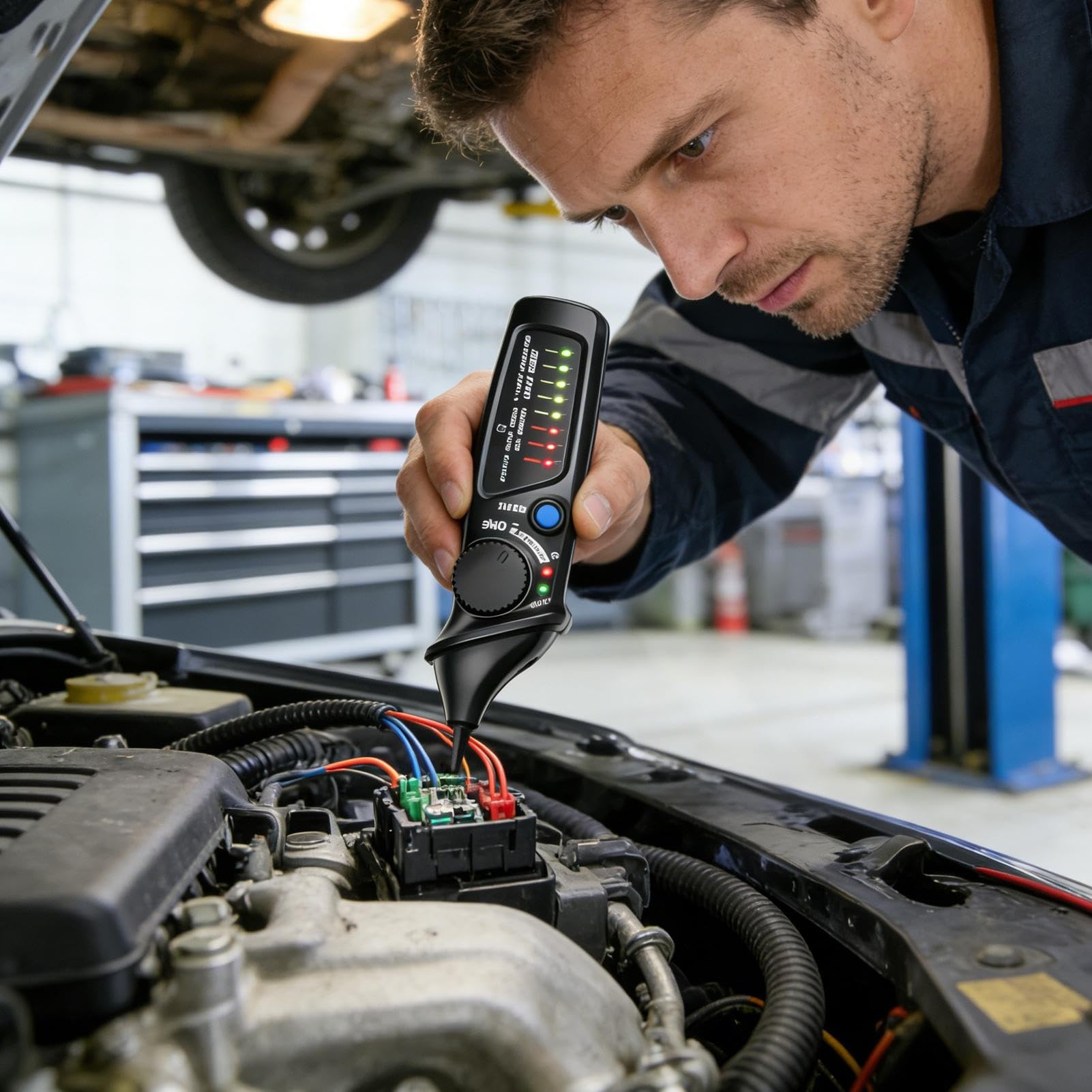 Rilevatore Tensione Senza Contatto Tester Per Presa | Verifica Fili Sotto Tensione Con Indicatore Luminoso Per Manutenzione Casa E Auto, Elettricisti, Risoluzione Problemi