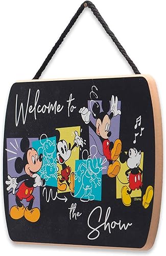 Vista 8 de Disney Mickey Mouse y Minnie Movie Ticket - Decoración de pared de madera para colgar - Divertido letrero de Mickey Mouse con temática de película