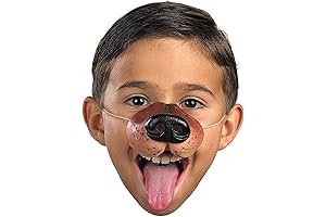 Funny Dog Nose Halloween Costume for People, Realistic Doggy's Nose Prop